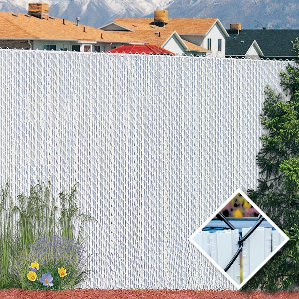 PDS 4' Chain Link Fence Winged Slat Privacy Slats - Vinyl ...